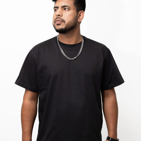 solid black Premium Heavyweight Cotton T-Shirt